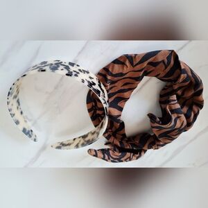Stylish Animal Print Headbands - Set of 2